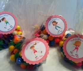 Roller Skating Party Favor Bags