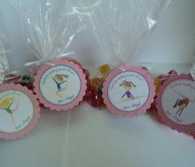 Gymnastics Party Favor Bags