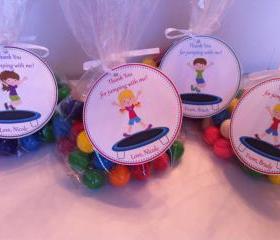 Trampoline Party Favor Bags