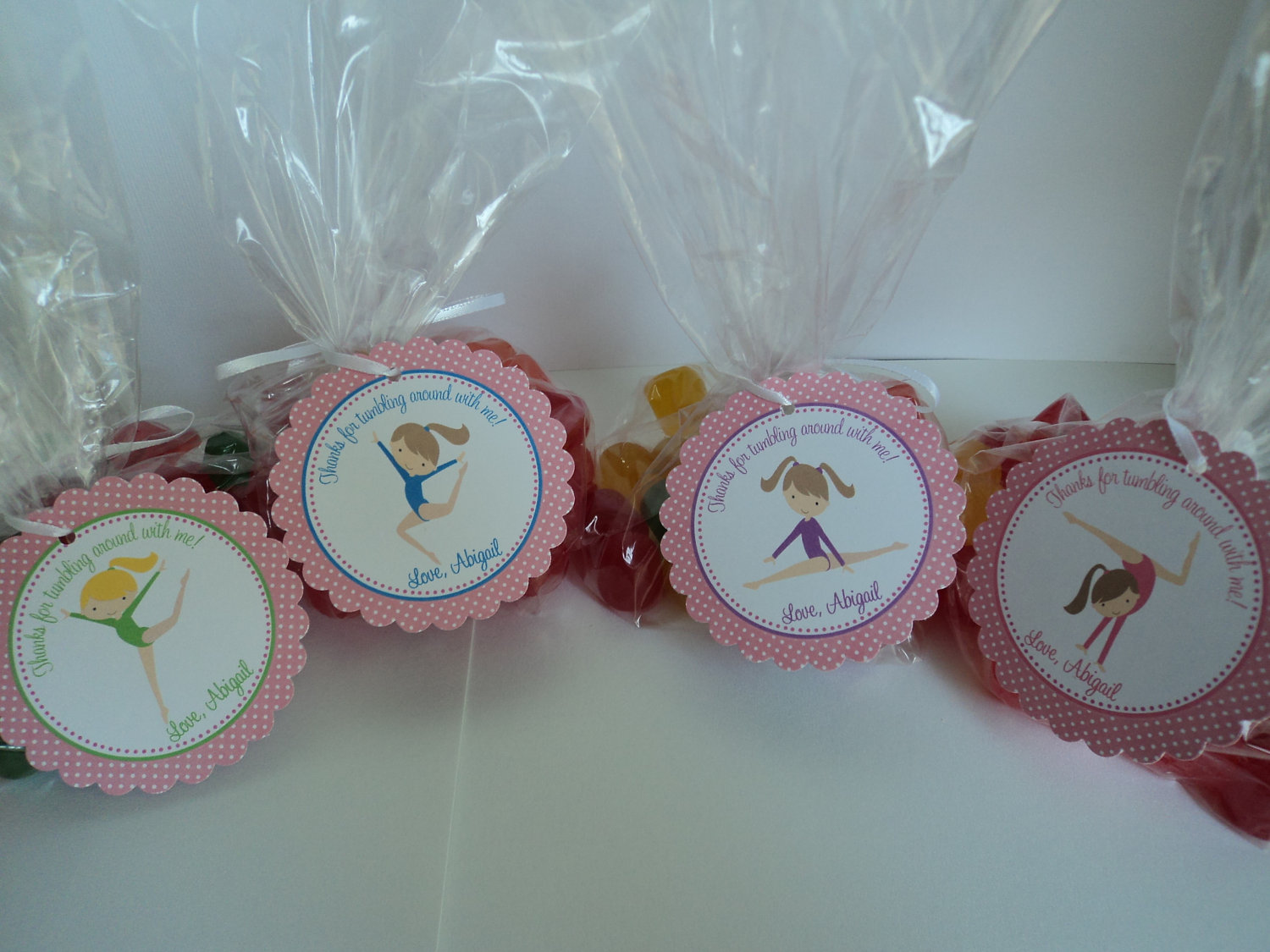 Gymnastics Party Favor Bags on Luulla